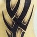 Tattoos - Black and gray tribal on ribs - 35933